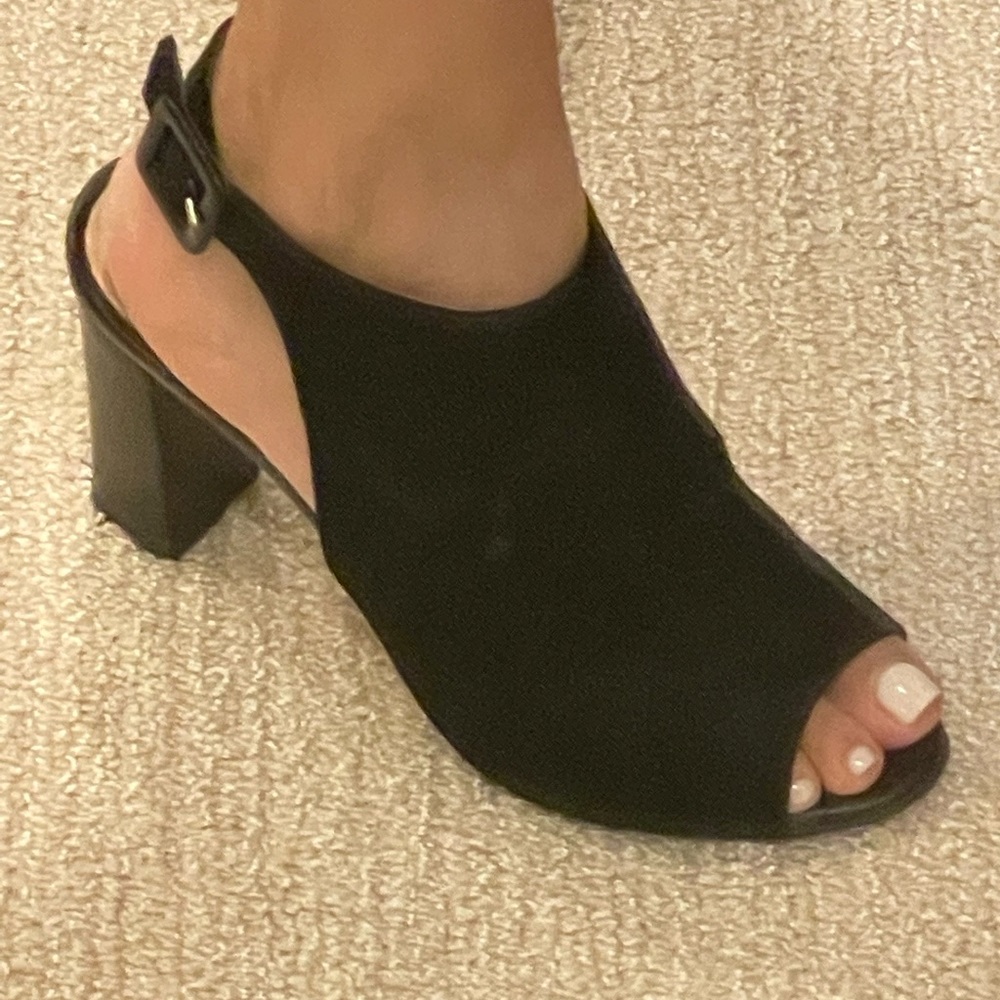 Barneys NY suede heels